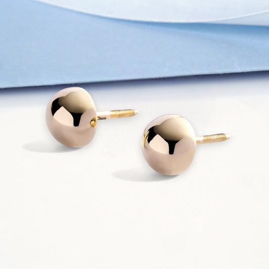 Minimalist Ball Earrings Design-classic and minimalist ball stud earrings