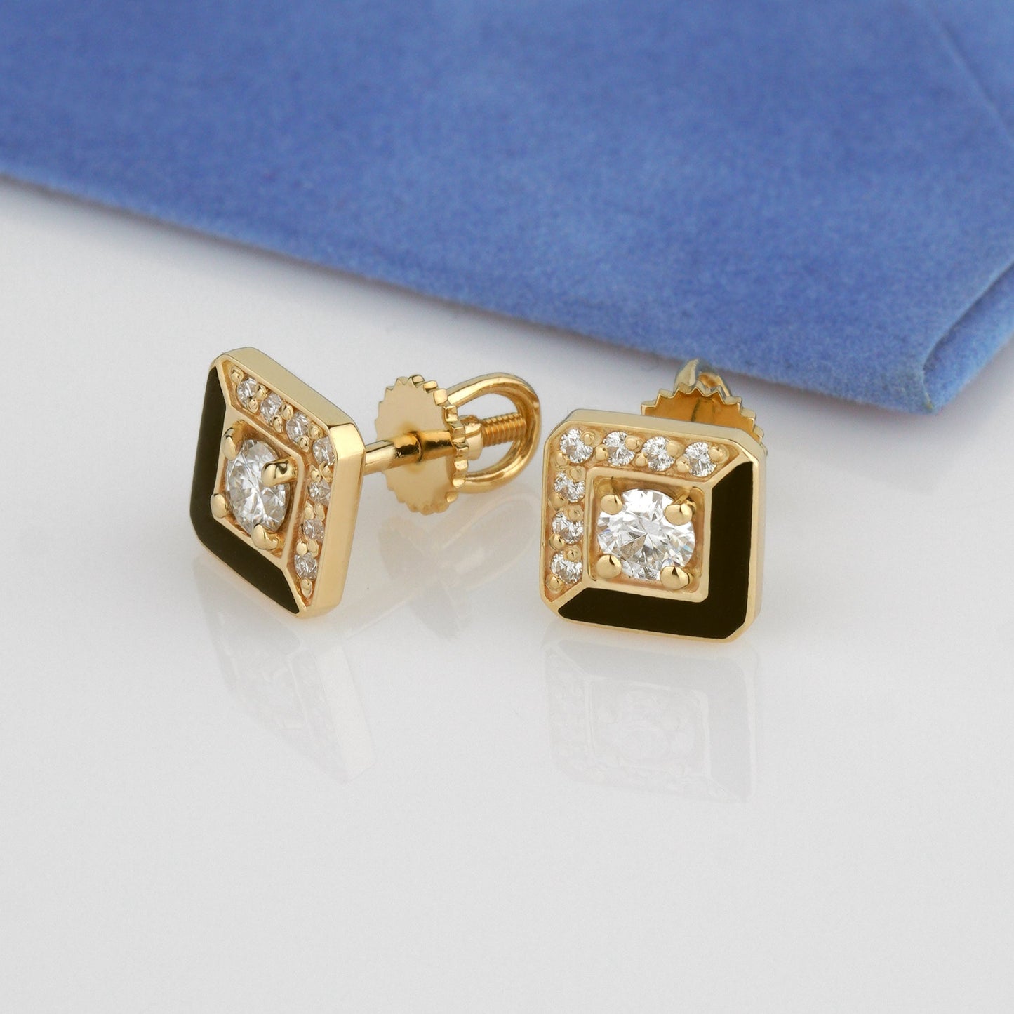 unique gold earrings