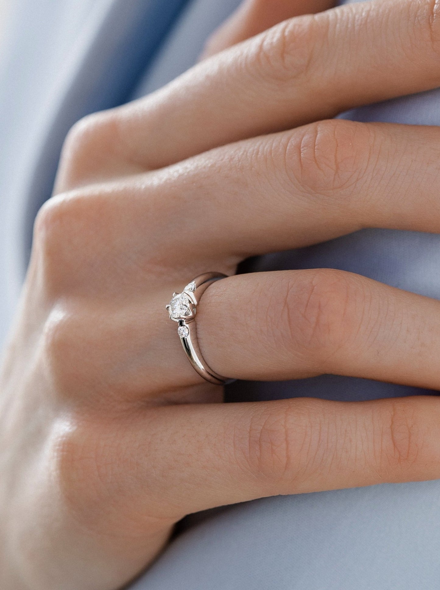 Diamond engagement ring - diamond engagement ring - diamond ring - engagement ring - escorialjewelry