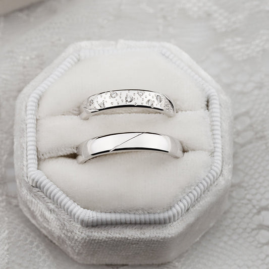 white gold wedding bands