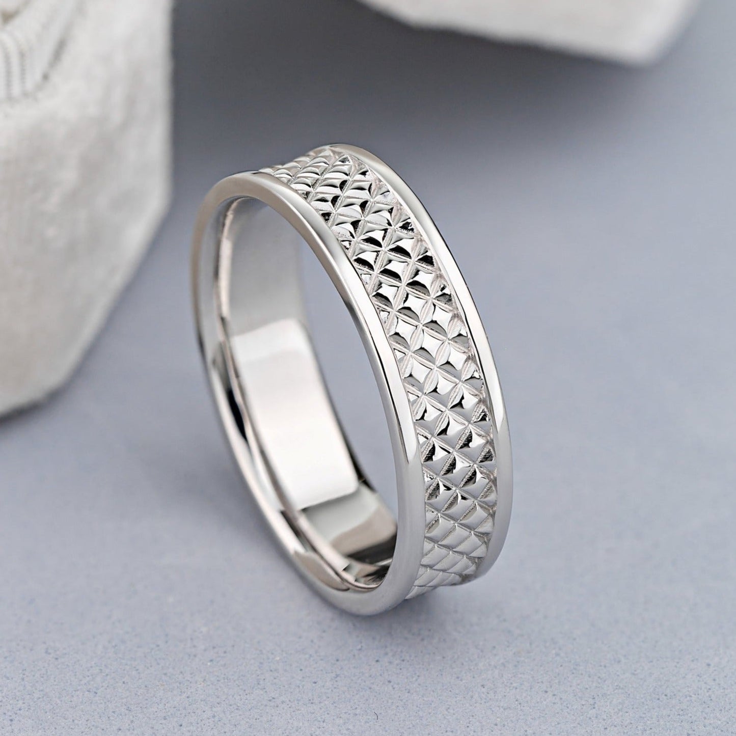 His and Hers wedding bands set - couple rings - couple rings set - couple wedding bands - escorialjewelry
