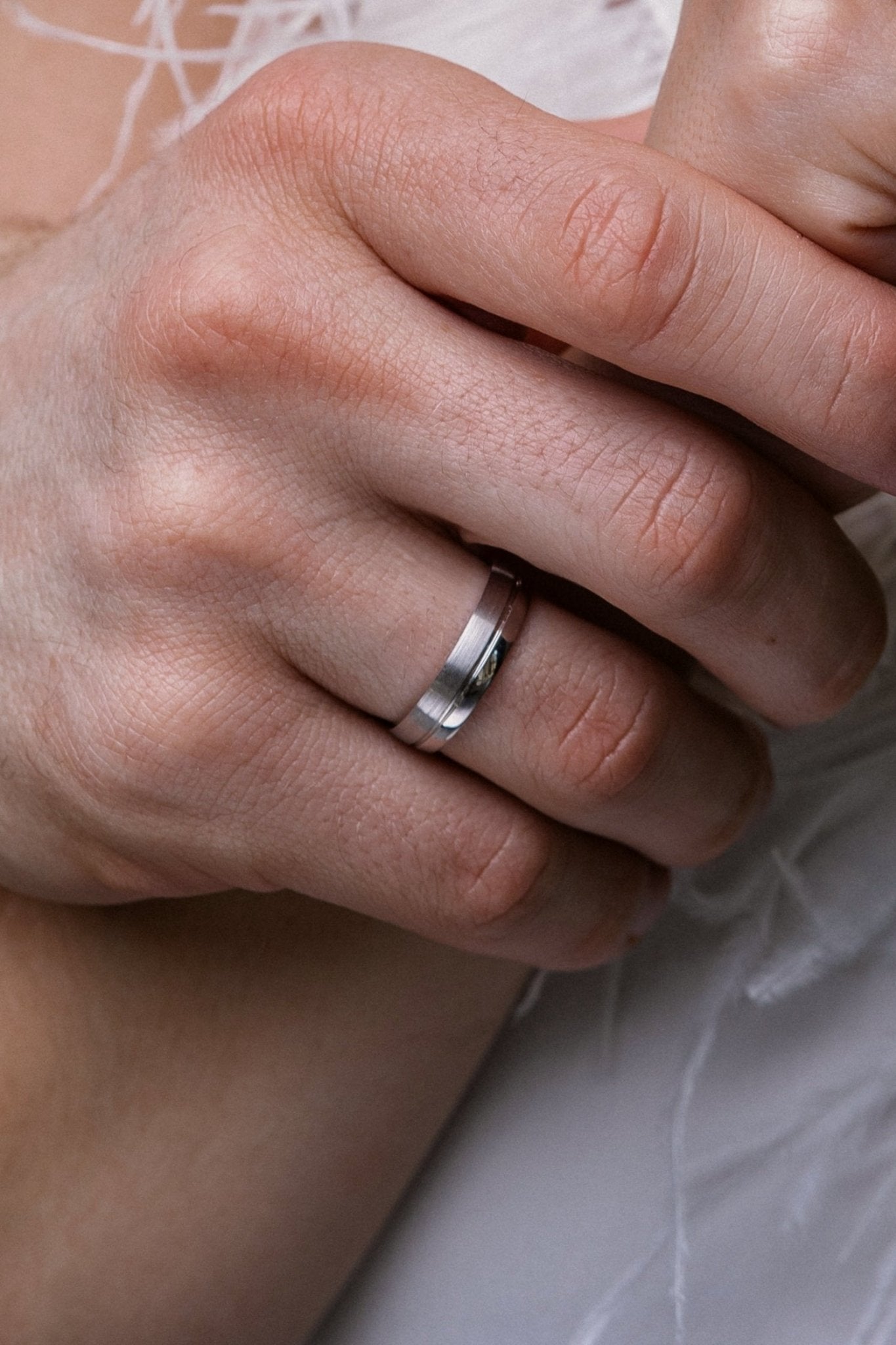His and hers wedding rings set - boho wedding ring - boho wedding rings - braided wedding bands - escorialjewelry