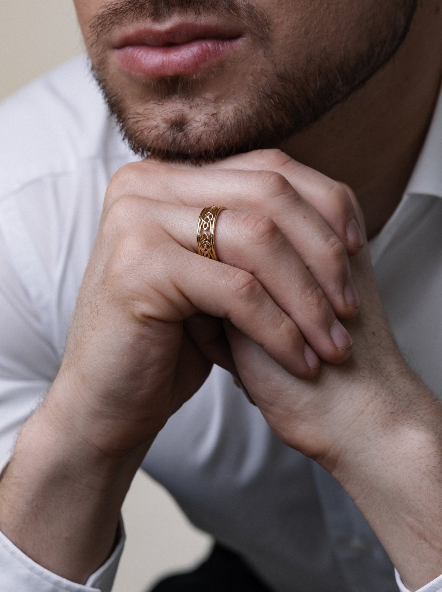Love knot wedding rings - celtic wedding rings - couple rings - couple wedding bands - escorialjewelry