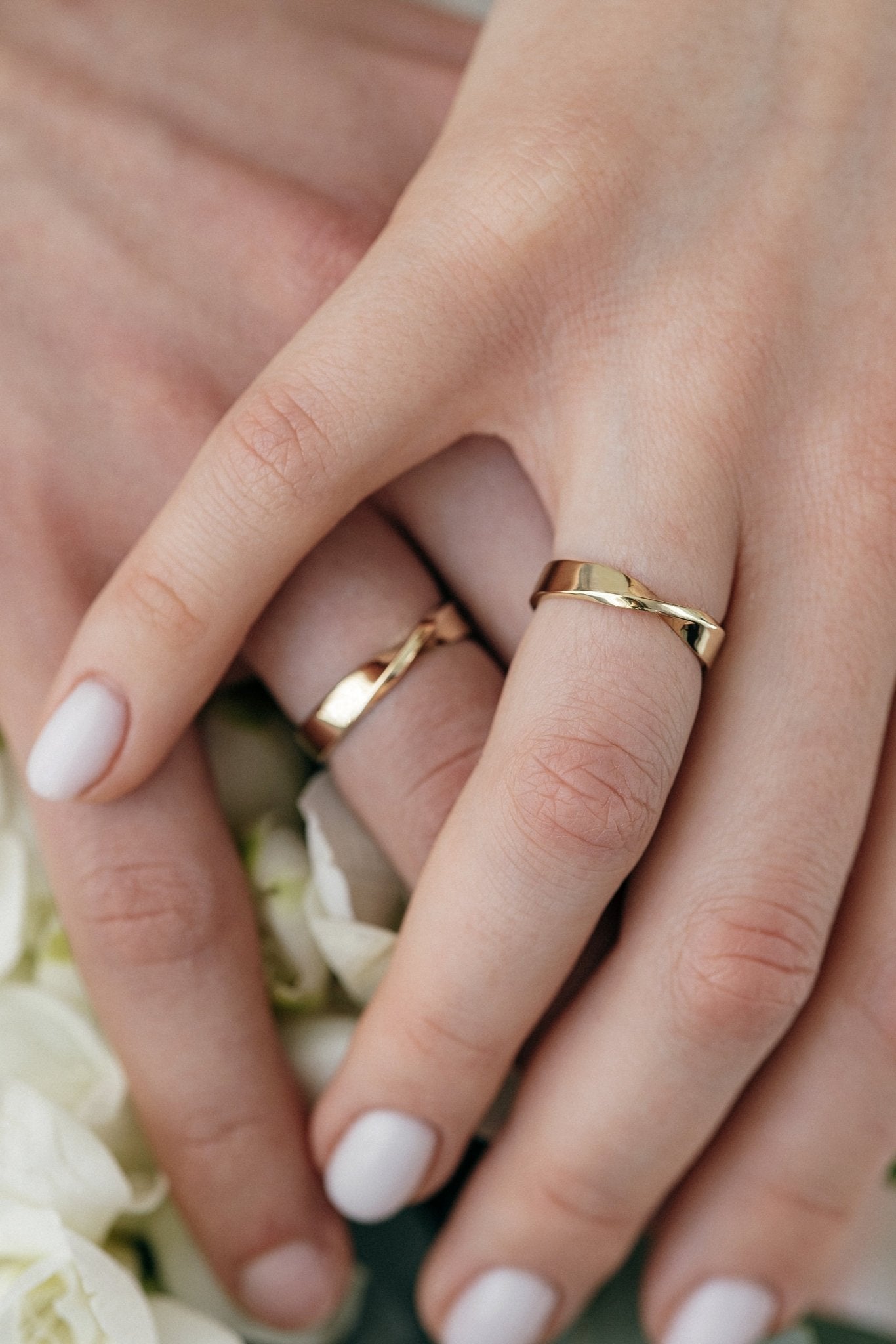 Möbius Wedding Bands - couple rings - couple rings set - couple wedding bands - escorialjewelry