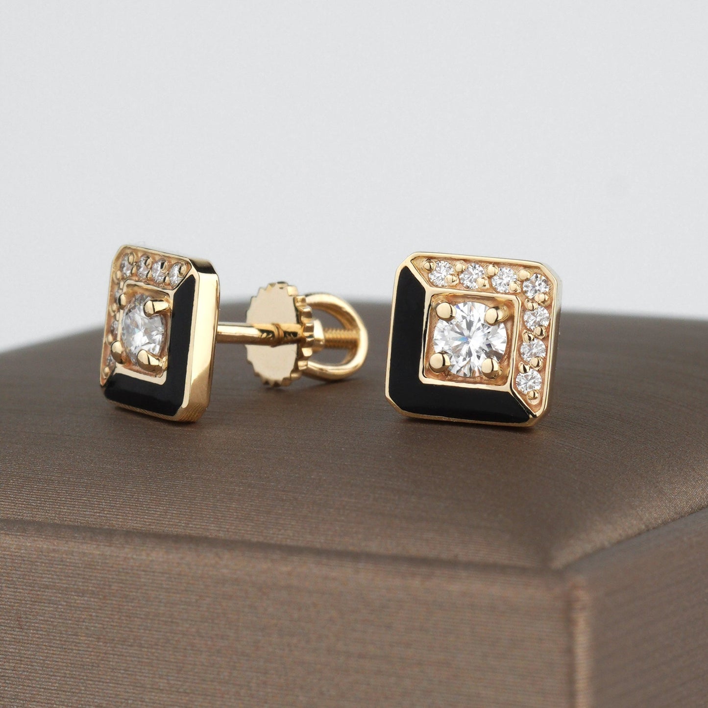 enamel earrings