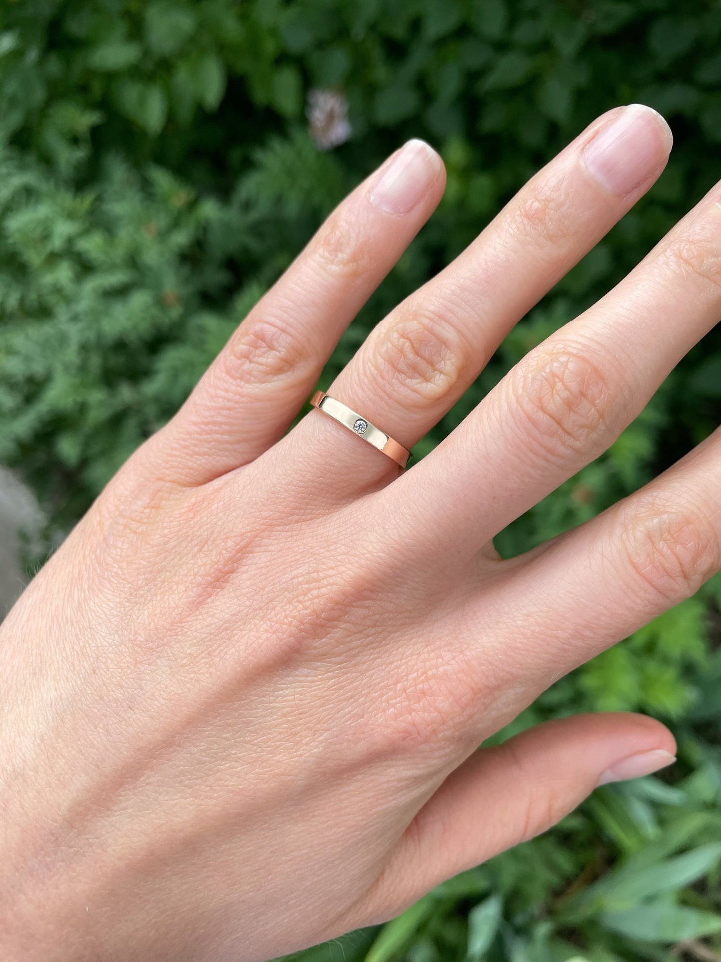 Plain wedding bands with diamond - classic wedding band - classic wedding bands - couple rings - escorialjewelry