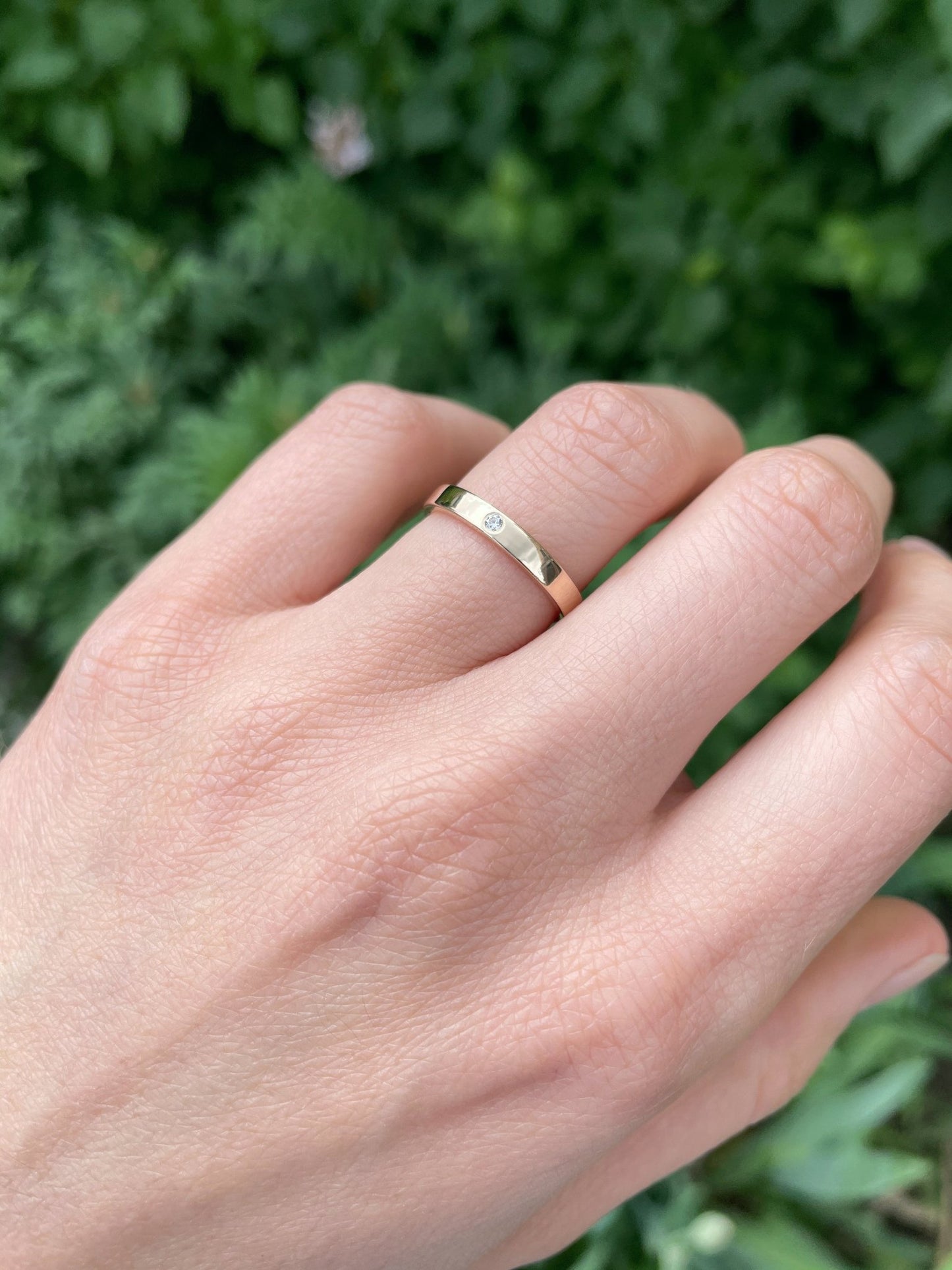 Plain wedding bands with diamond - classic wedding band - classic wedding bands - couple rings - escorialjewelry
