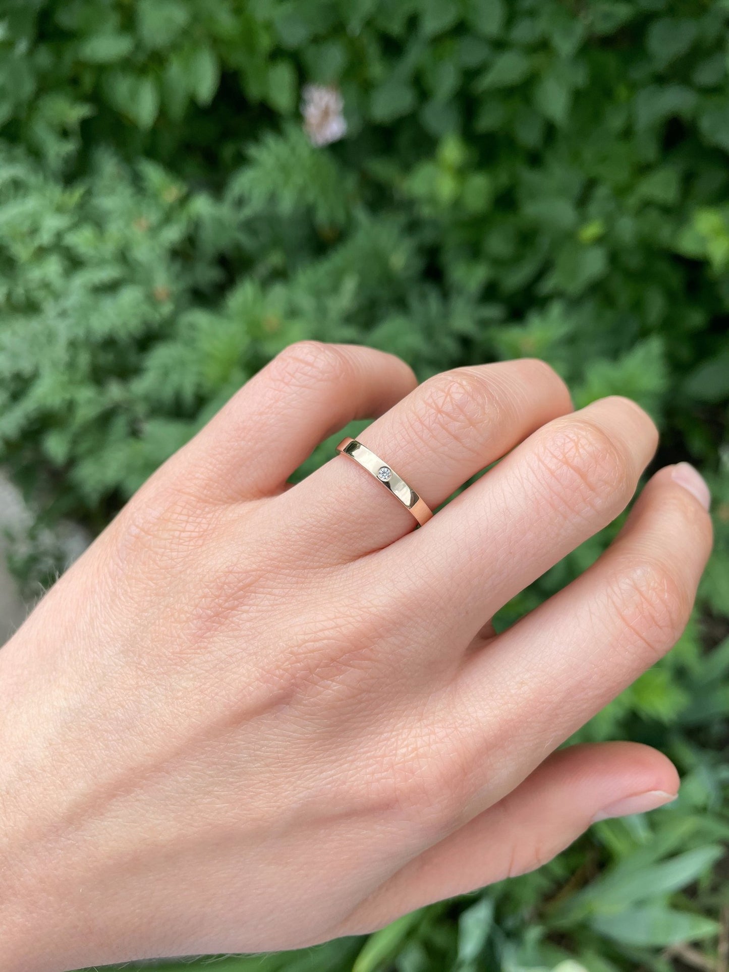 Plain wedding bands with diamond - classic wedding band - classic wedding bands - couple rings - escorialjewelry