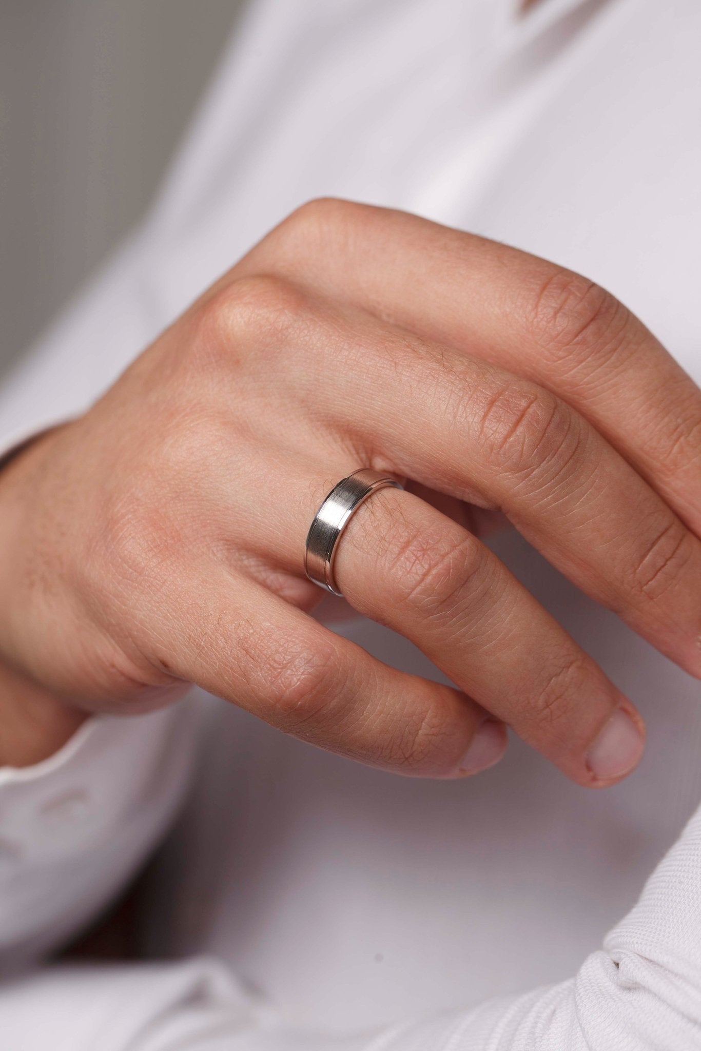 Wedding bands set with diamonds - couple rings - couple wedding bands - diamond gold band - escorialjewelry