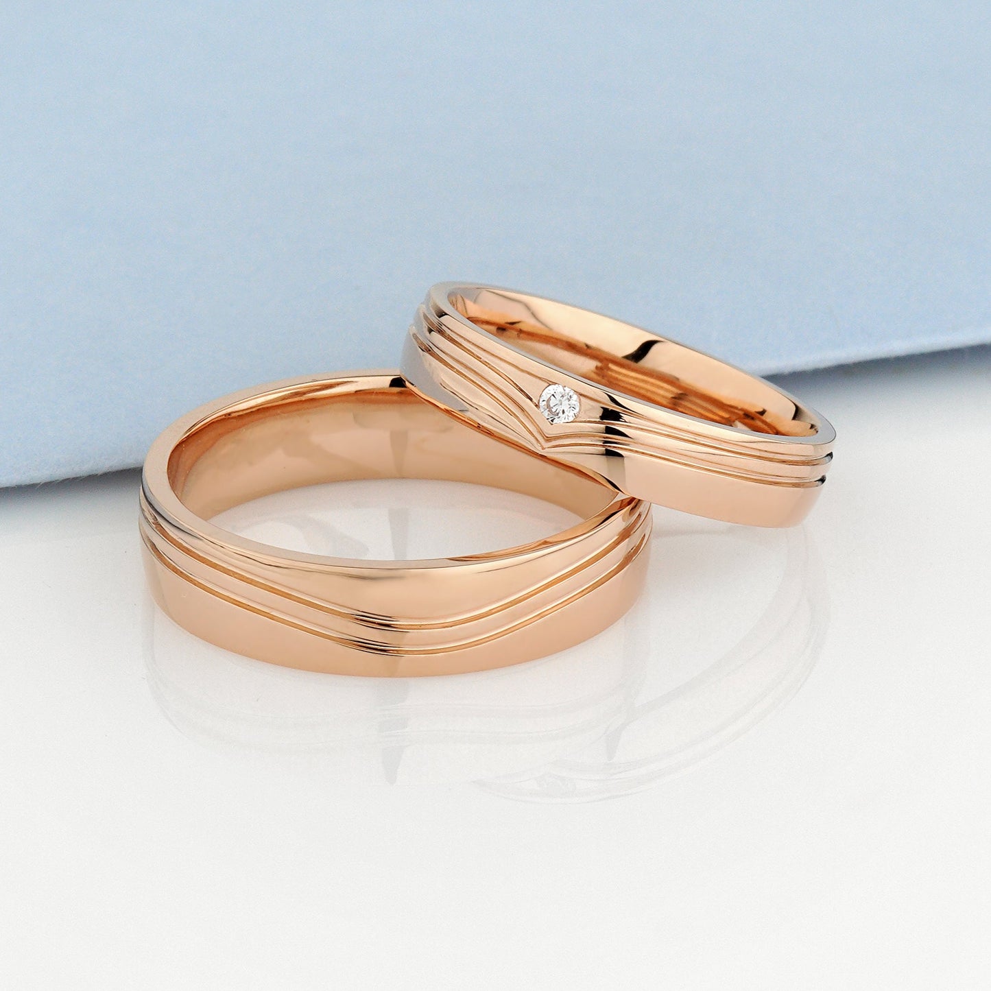 wedding bands set