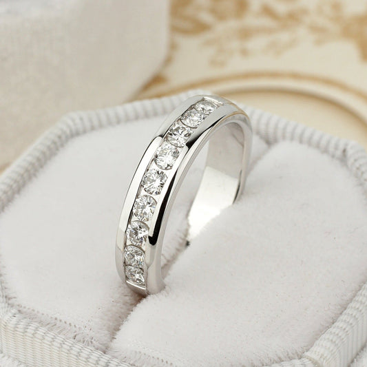 Women's wedding ring with diamonds - escorialjewelry