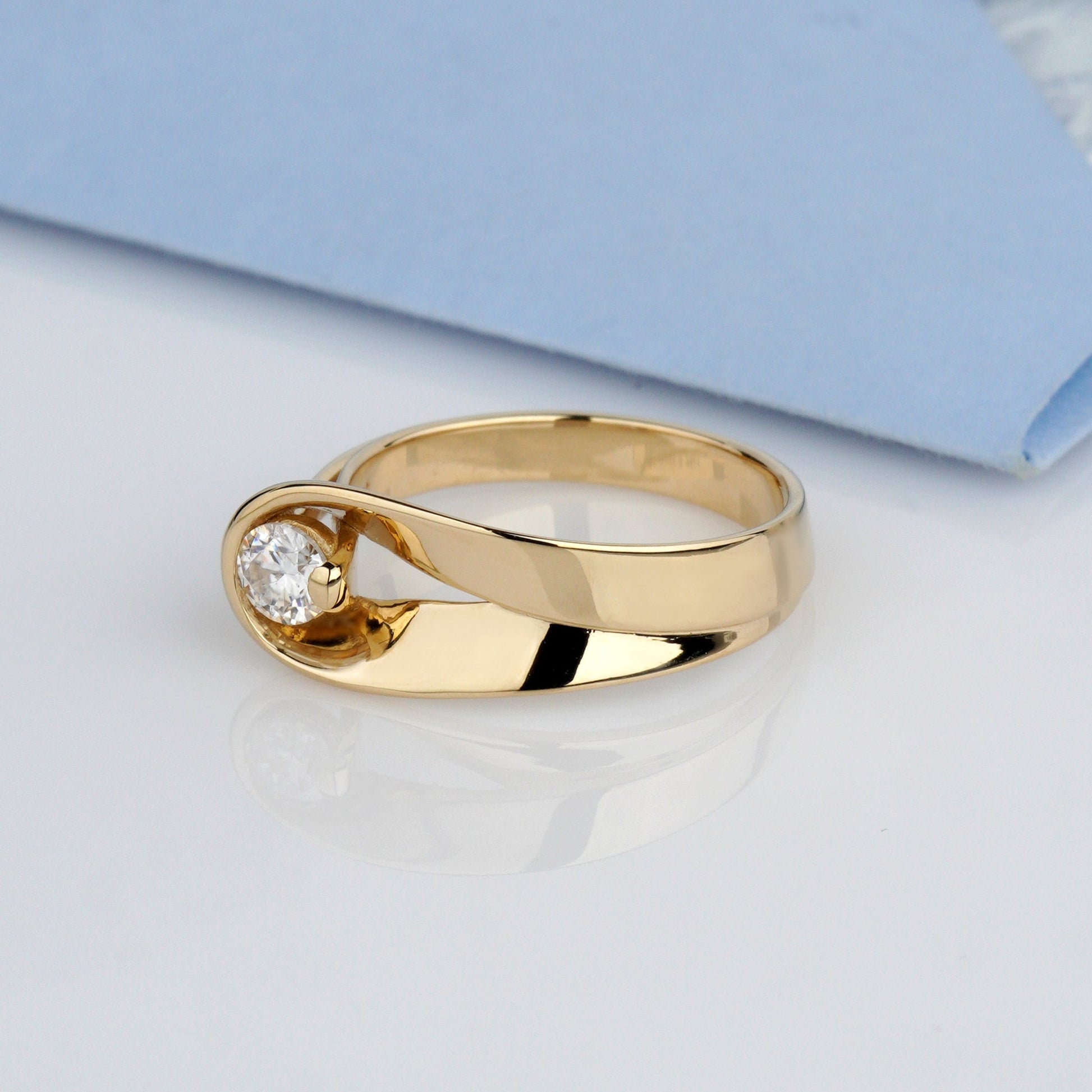 Bypass Ring 14K Gold