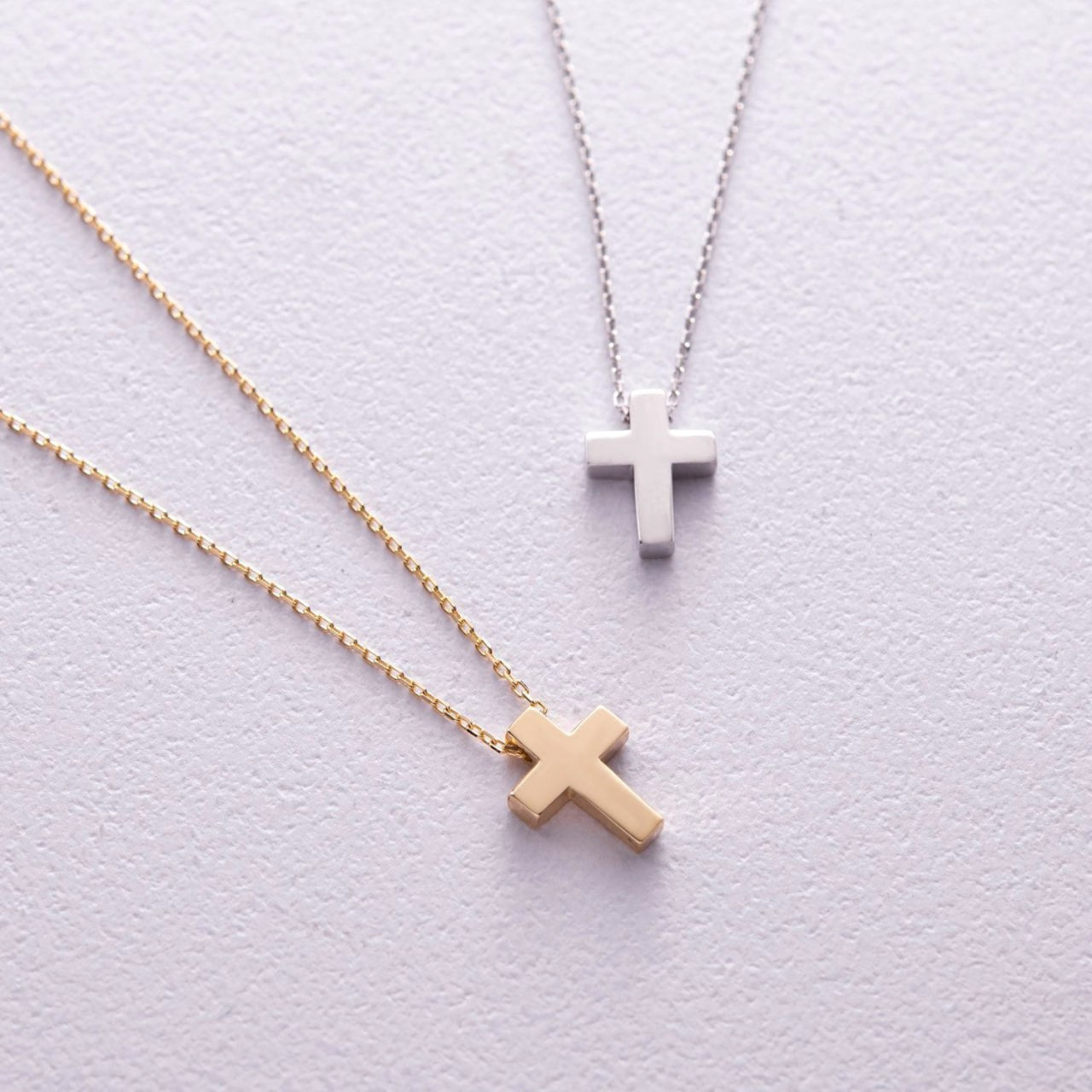 Adjustable gold cross necklace worn elegantly as an everyday or special occasion accessory-minimalist cross necklace-religious gold necklace