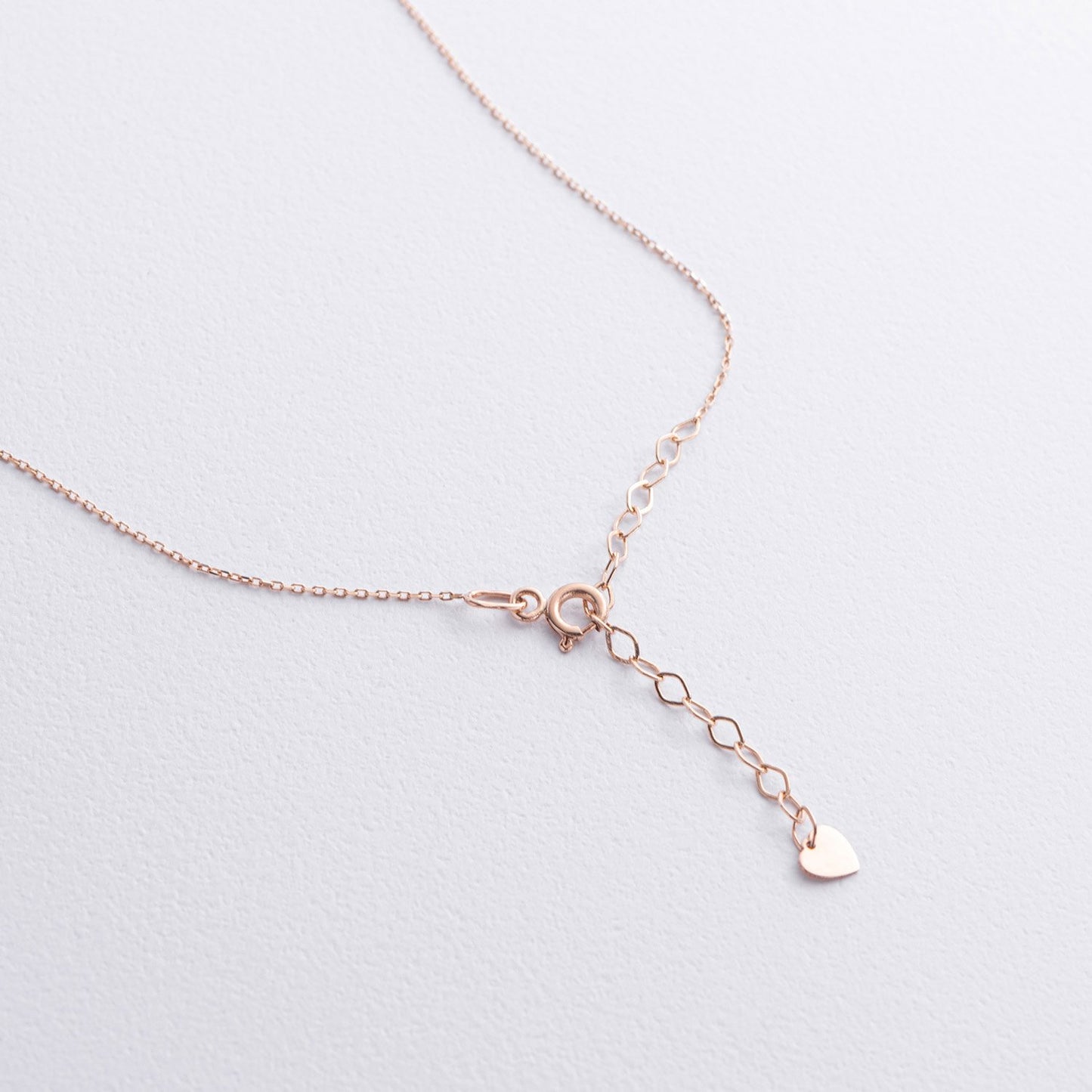 gold necklace with a heart pendant -Weight: Approx. 2 g-Material: 14k solid yellow gold