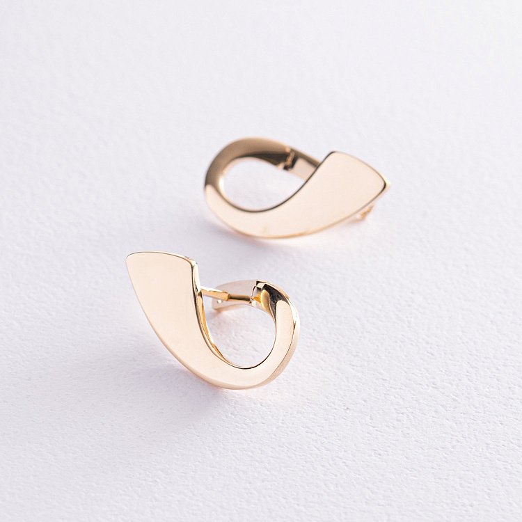 Everyday gold earring -Hoop Earrings Women-Unique gold earrings 