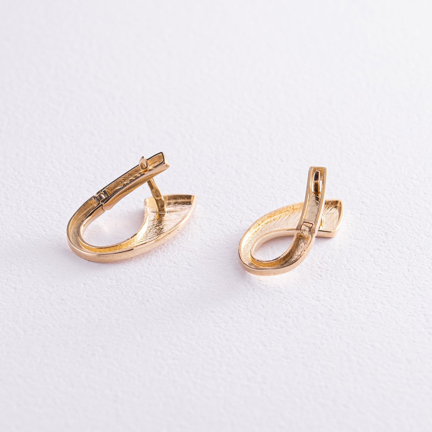 Everyday gold earring -Hoop Earrings Women-Unique gold earrings -teardrop hoop earrings
