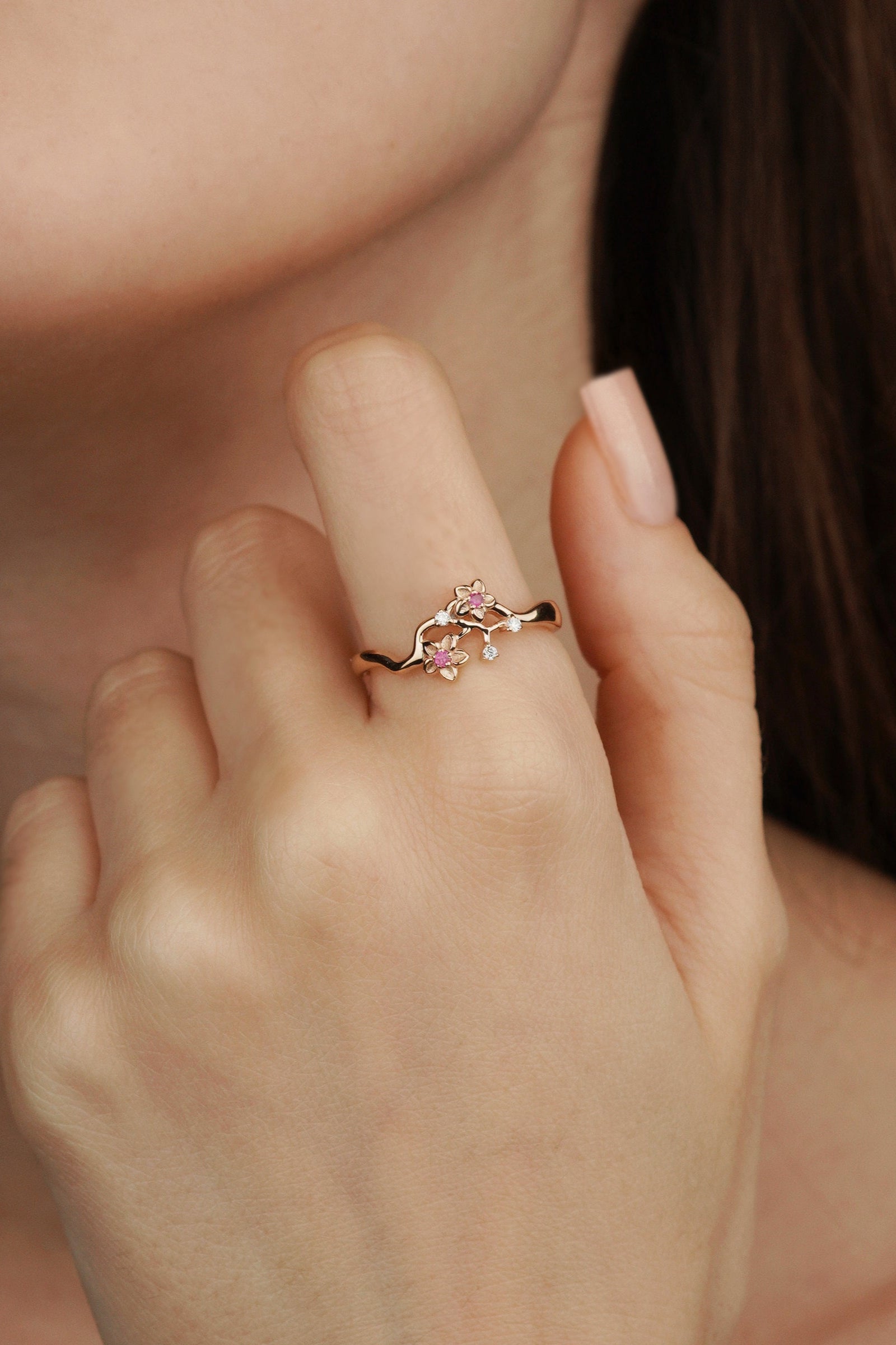 Sakura Blossom Ring