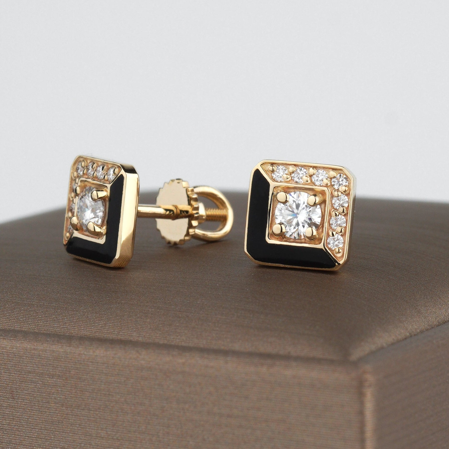 enamel earrings
