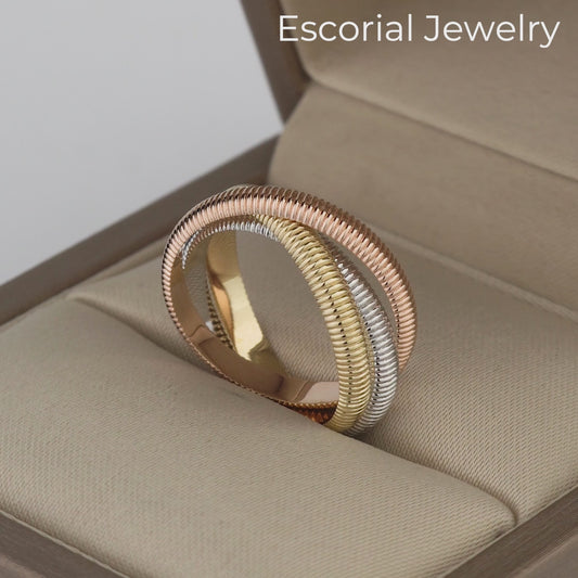 trinity gold ring 