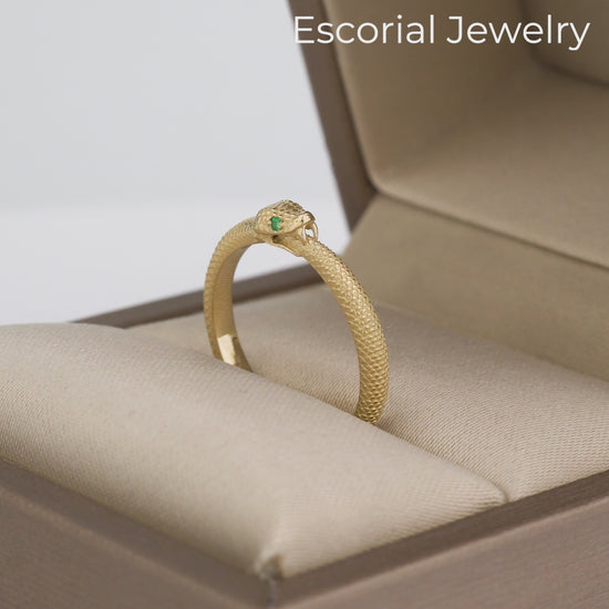 Ouroboros Gold Ring