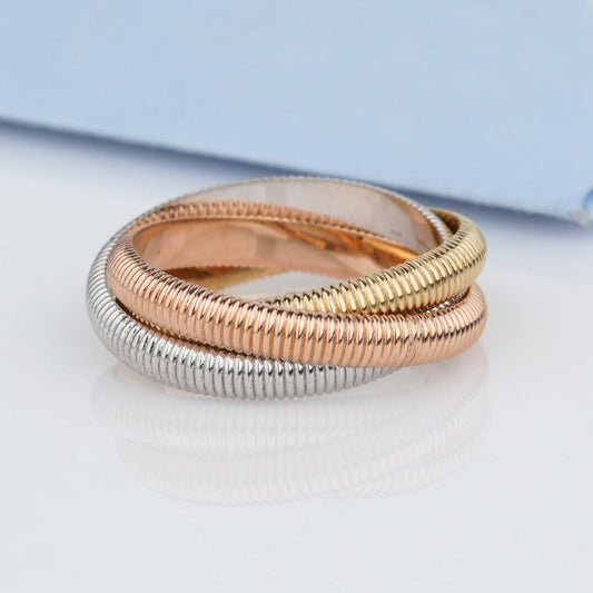 trinity gold ring 