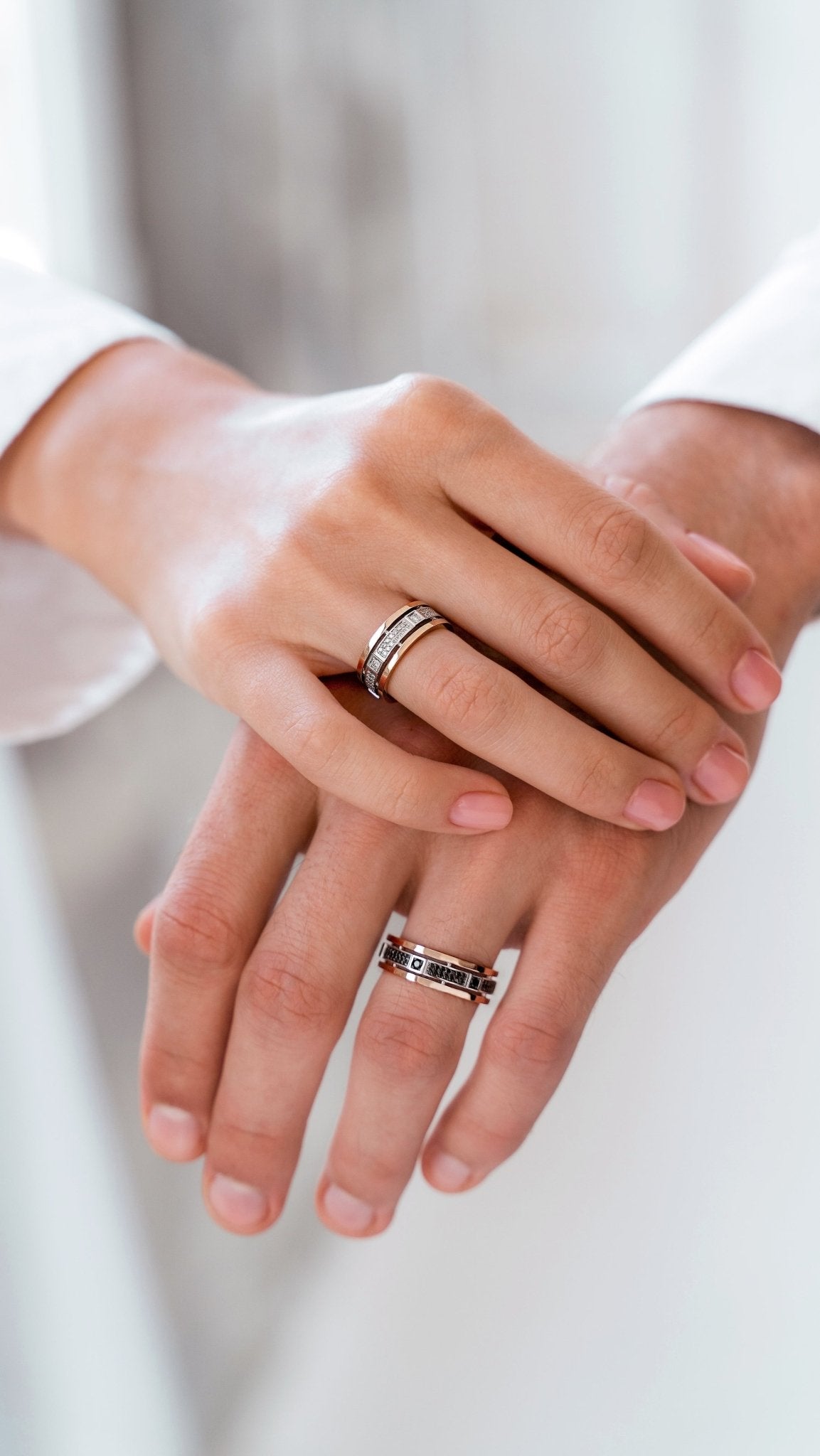 Unique men's wedding band with black diamonds - 14k gold band - black diamond jewelry - black diamond ring - escorialjewelry