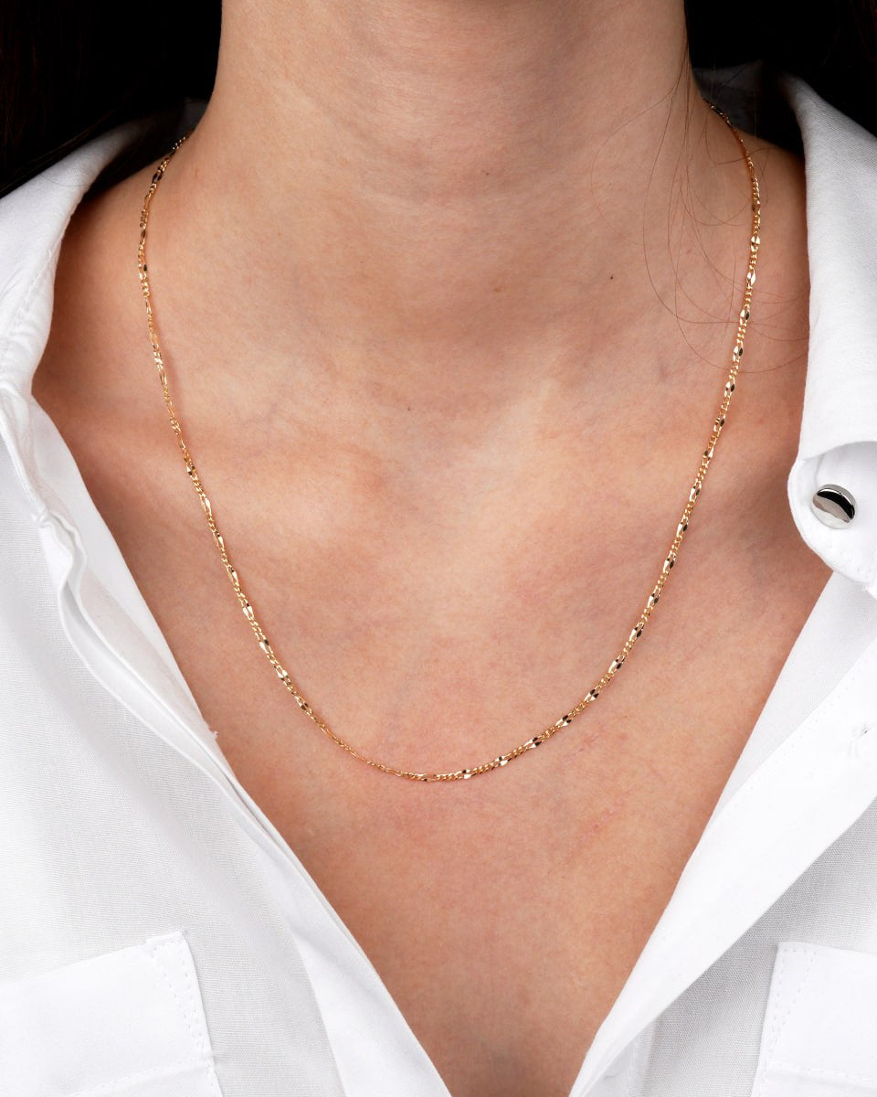 everyday necklace-gift for her-simple gold necklace-minimalist chain necklace