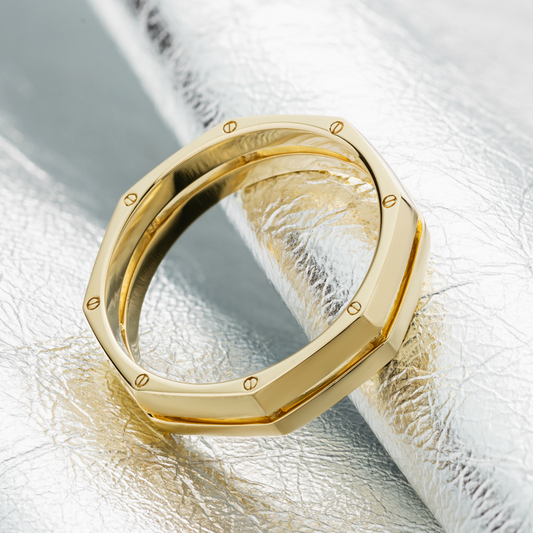 Unique men;s wedding ring, gold wedding band, Unusual wedding band. 14k gold band, modern men's wedding ring, wedding ring men